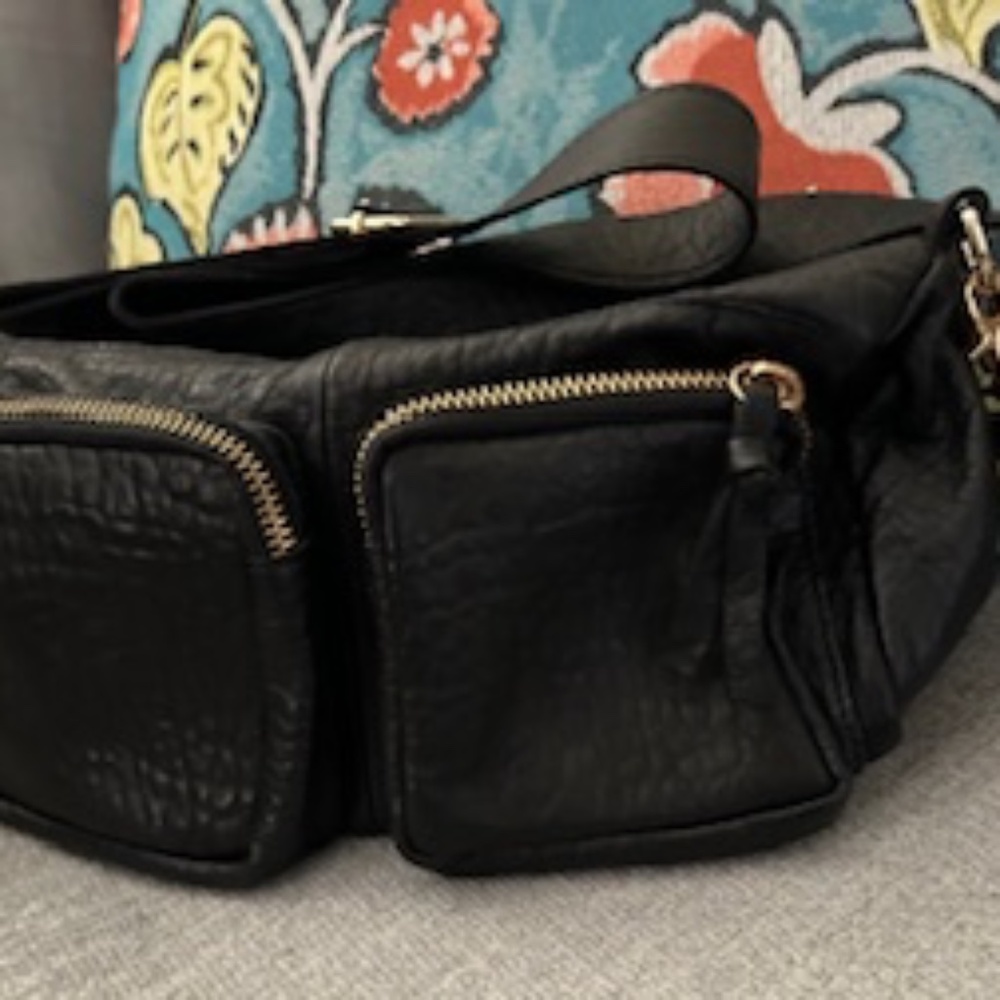 BRAND NEW!  Leather Black Purse